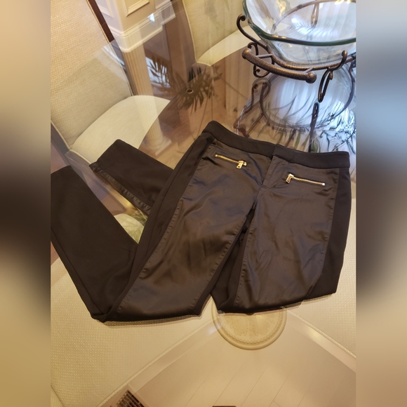 Cache Black Silk Leggings 2 - Picture 1 of 4